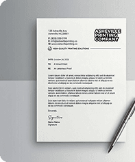 Letterhead with envelope