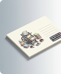 Save-the-date postcard