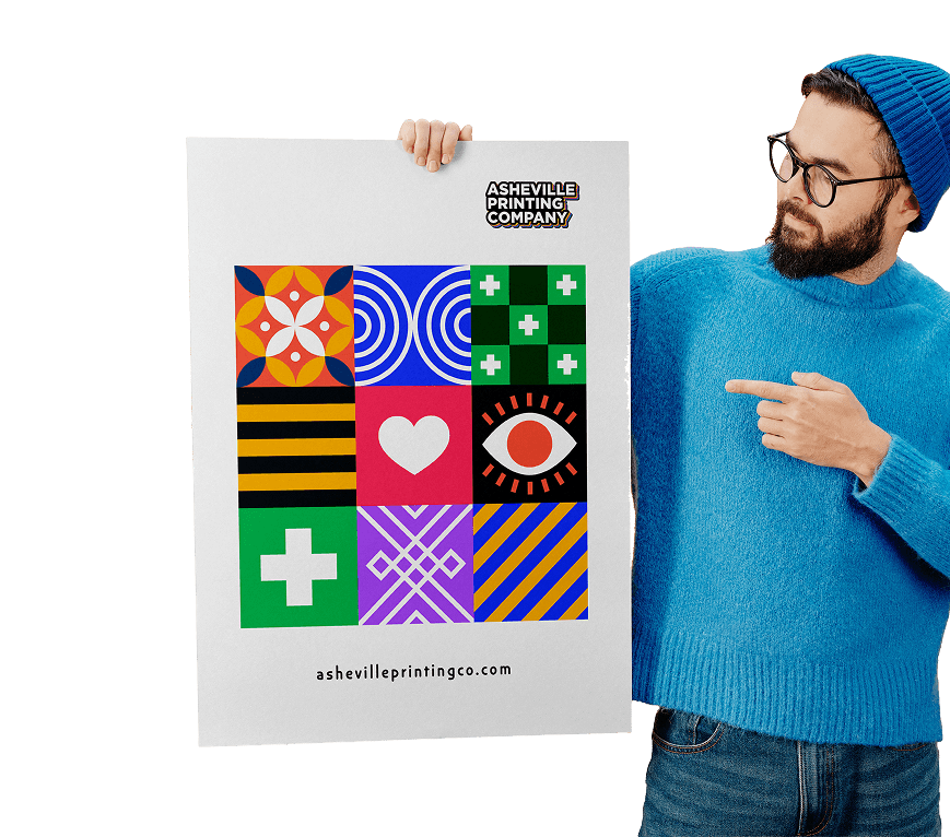 Bold custom graphic design poster