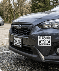 Bumper Stickers with supporting print